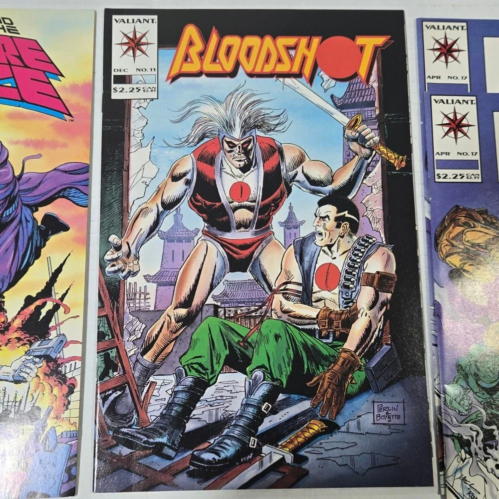 Vintage 90s Valiant Comics Lot Bloodshot HARD Corps Sealed Cards Ephemera Unread